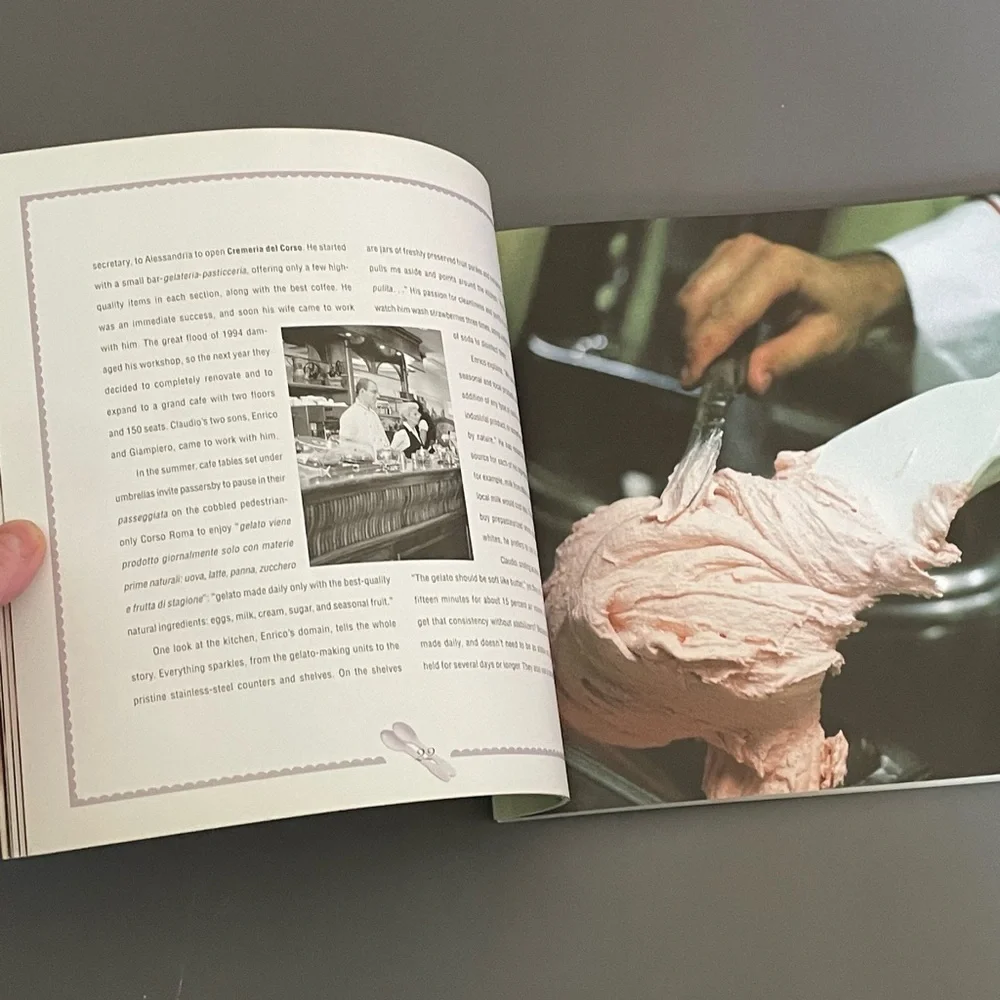 dessert cookbook Gelato! Italian ice creams, sorbetti & granite sweet treat
